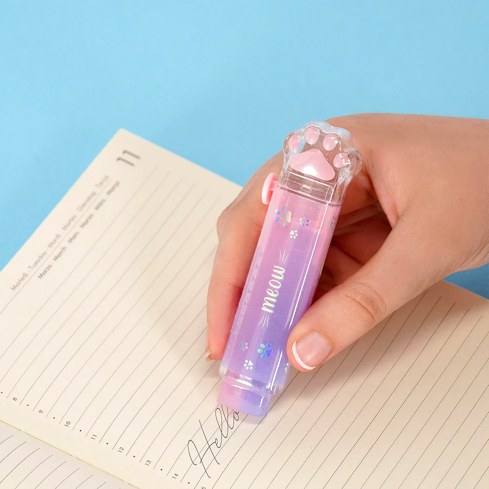 Legami Retractable Eraser Pen Meow - Image 2