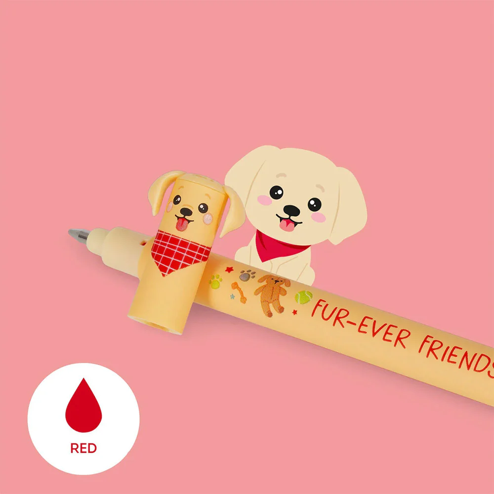 Legami Set of 3 Erasable Pens Fur-ever Friends - Image 5