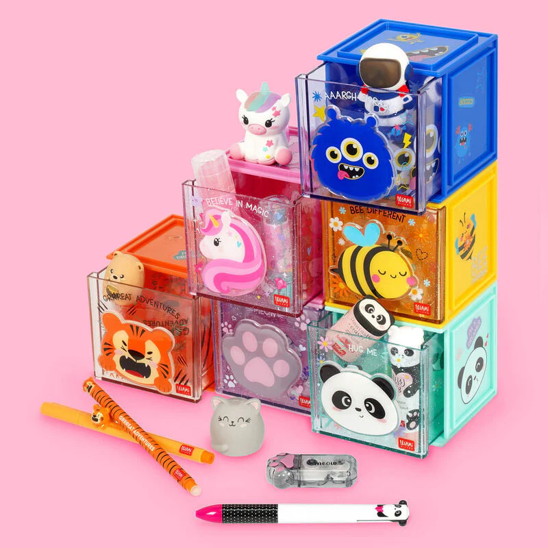 Legami Cutie Cube Stackable Organiser Unicorn - Image 6