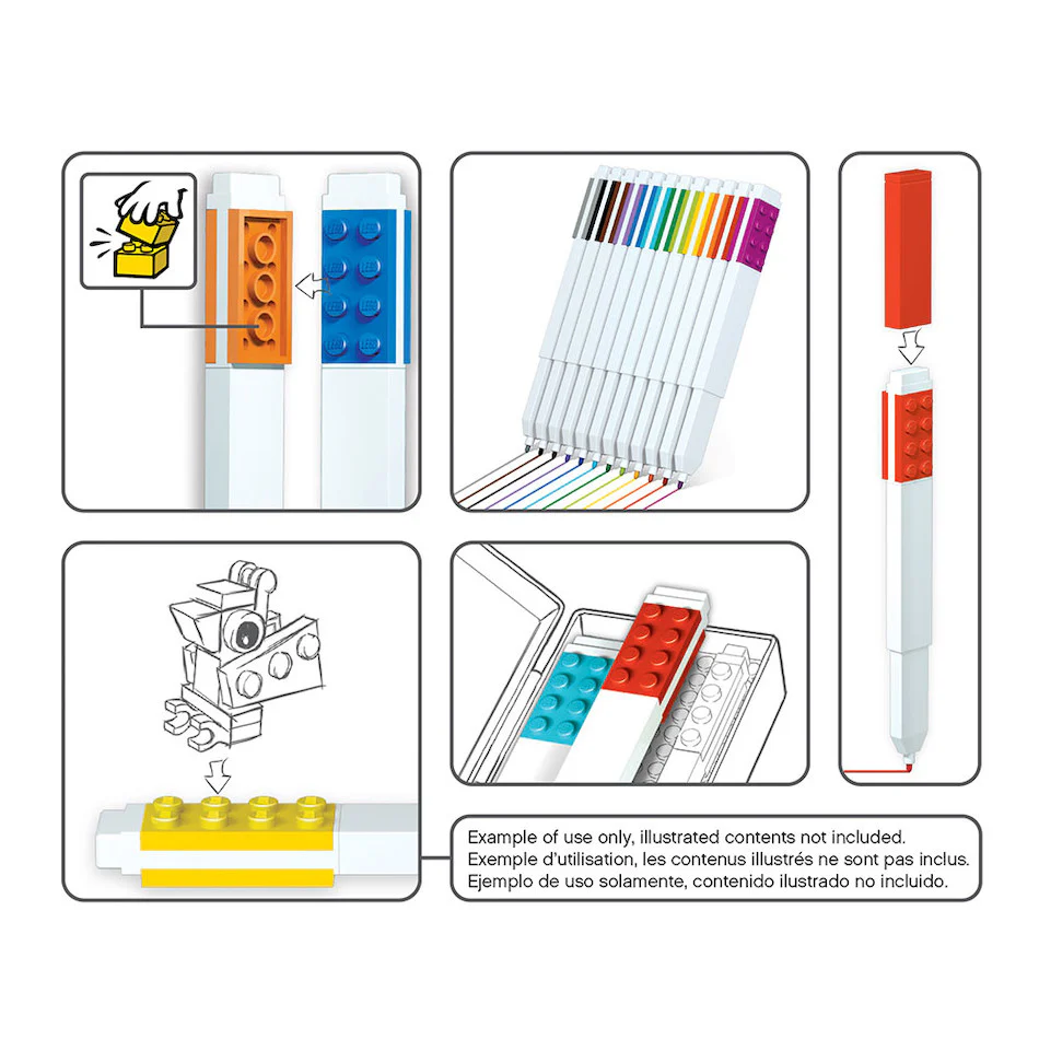 LEGO 2.0 Markers Set of 12 - Image 5