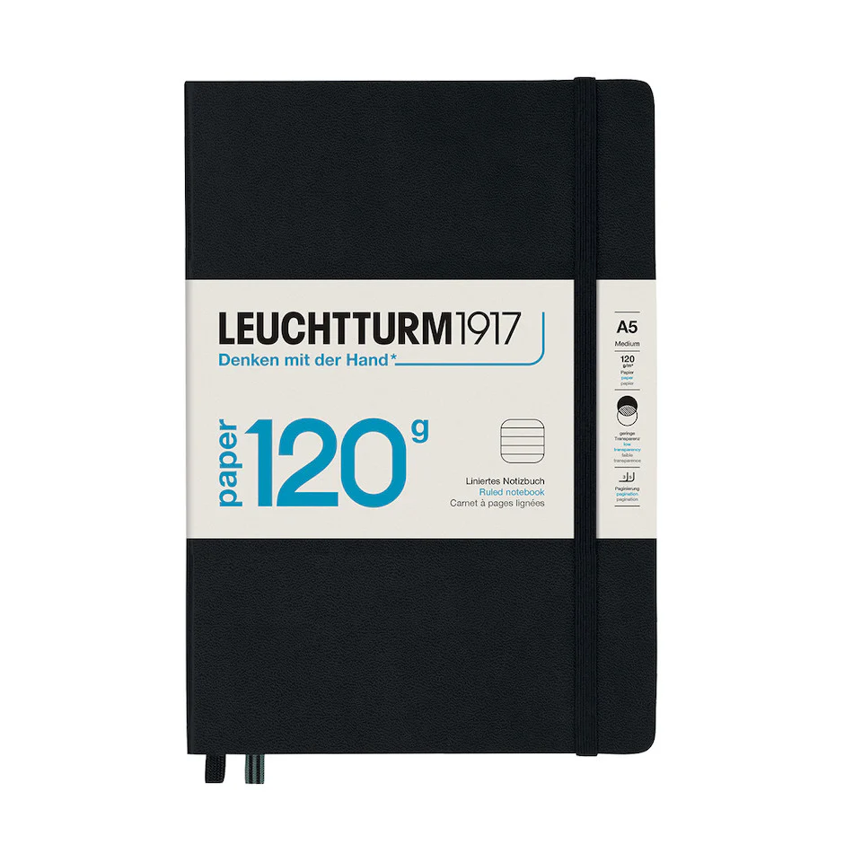 LEUCHTTURM1917 120g Edition Notebook Medium Black - Image 3