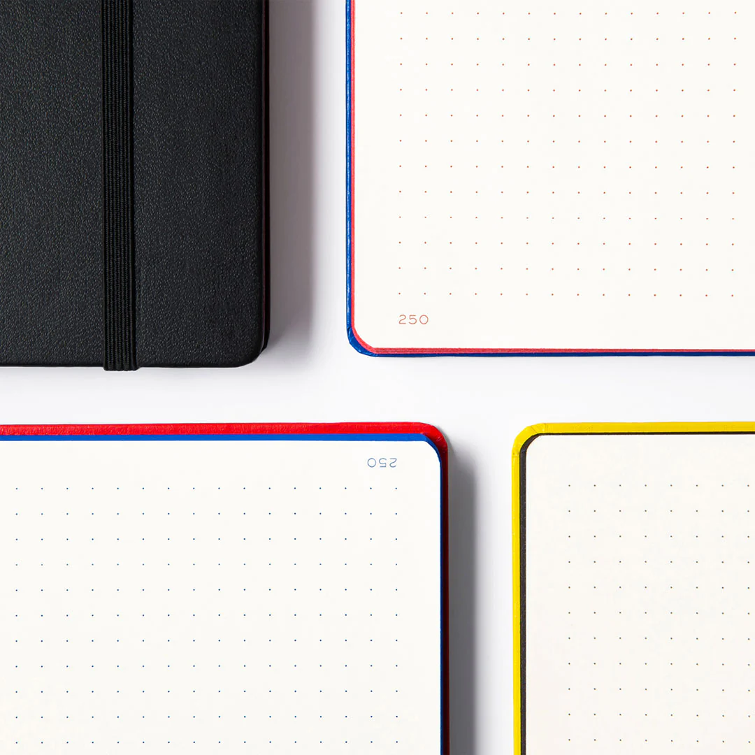 LEUCHTTURM1917 Bauhaus Edition Hardcover Notebook Medium Black Dotted - Image 5