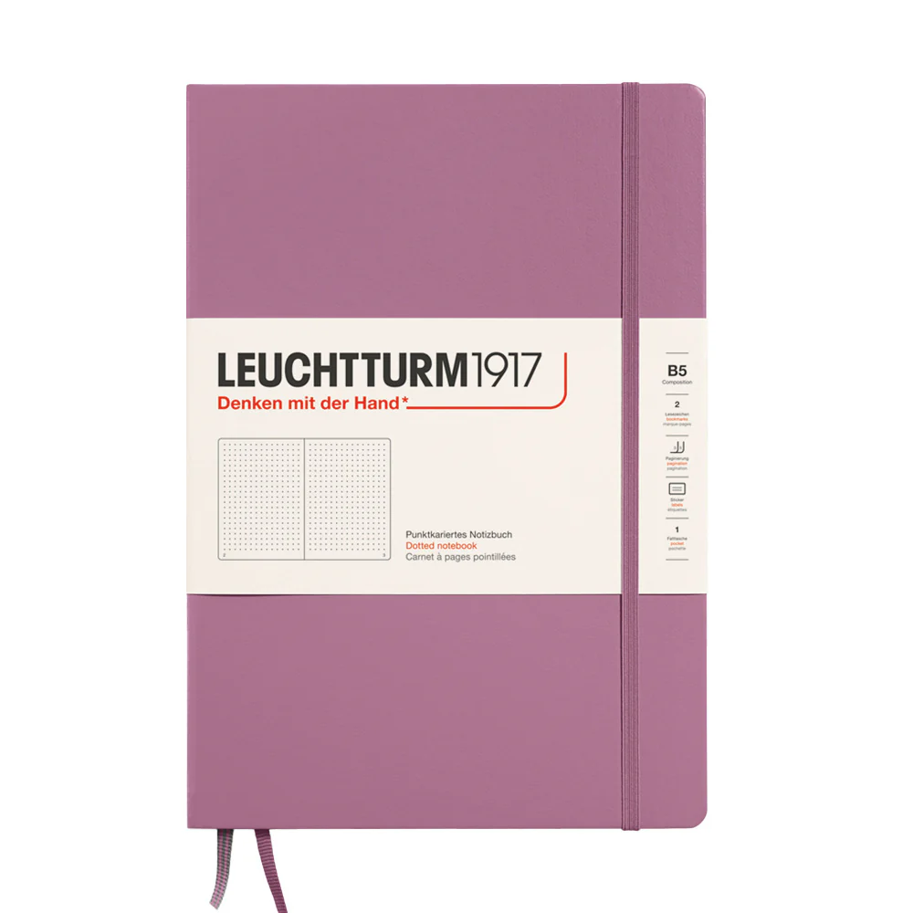 LEUCHTTURM1917 Hardcover Notebook B5 Dusty Rose