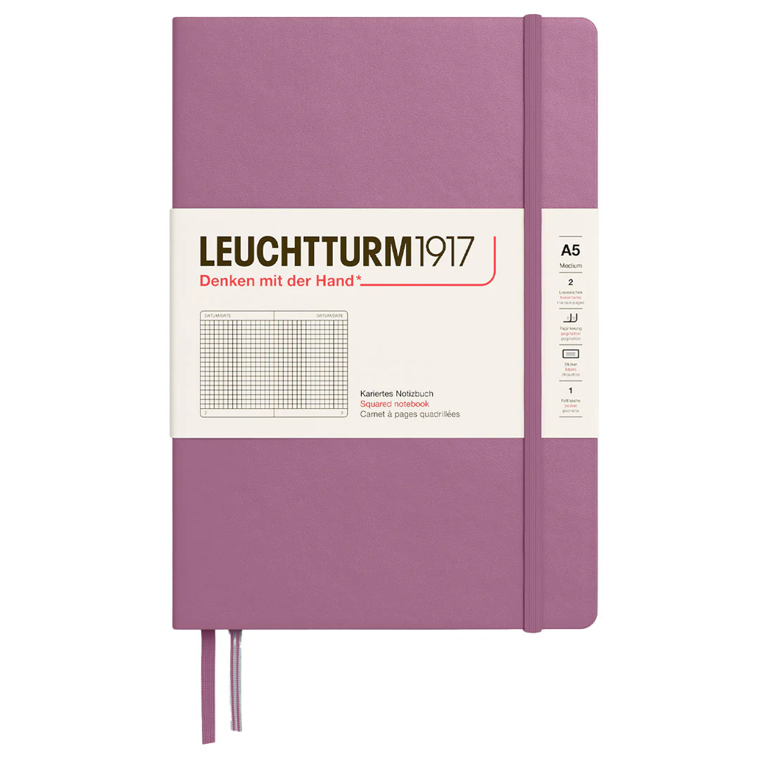 LEUCHTTURM1917 Hardcover Notebook Medium A5 Dusty Rose - Image 4