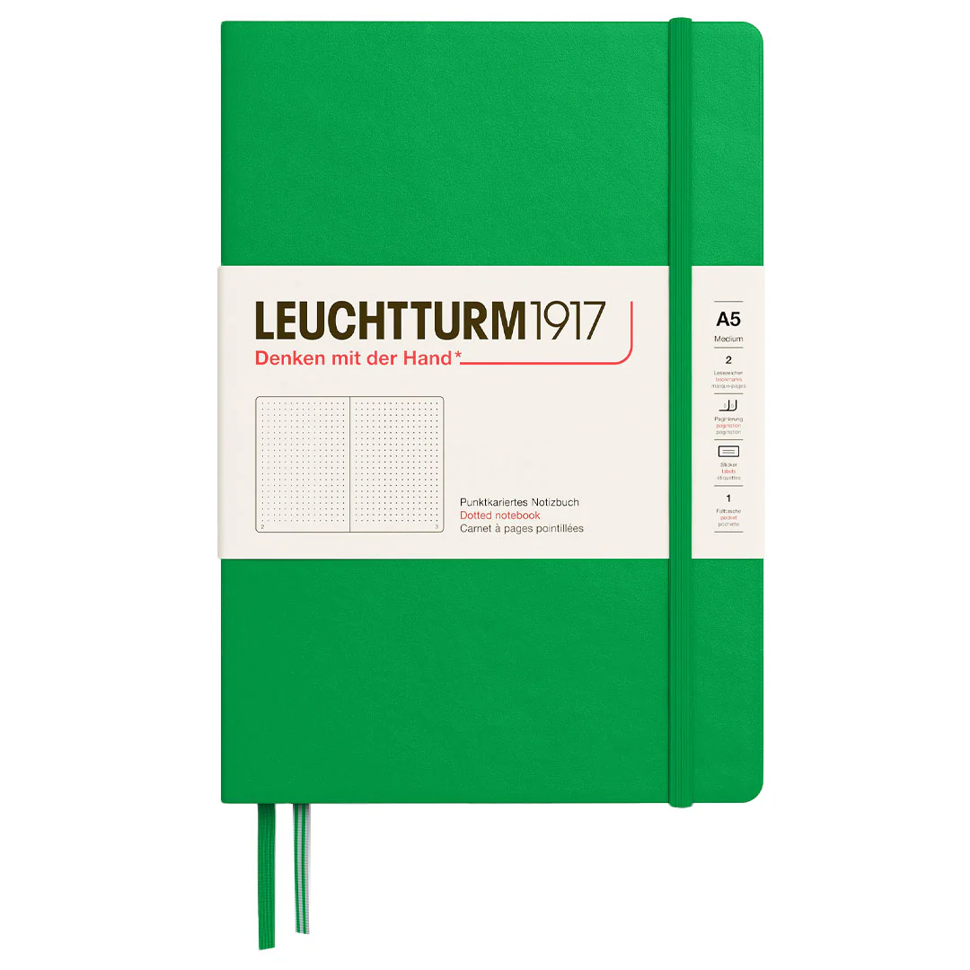 LEUCHTTURM1917 Hardcover Notebook Medium A5 Spring Leaf - Image 2