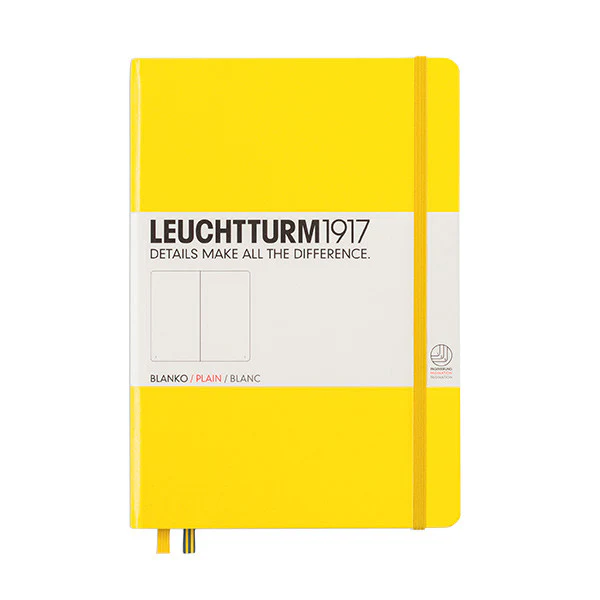 LEUCHTTURM1917 Hardcover Notebook Medium Lemon