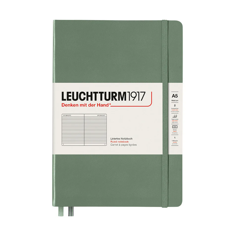 LEUCHTTURM1917 Hardcover Notebook Medium Olive - Image 3