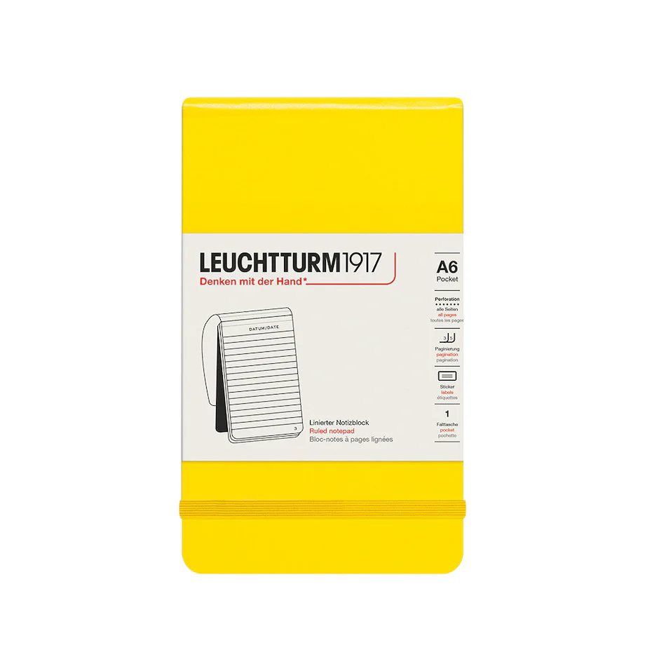 LEUCHTTURM1917 Reporter Notepad Lemon - Image 3