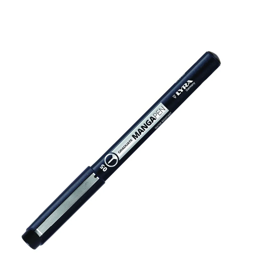 Lyra Graduate Manga Black Pen Set of 8 - Image 3