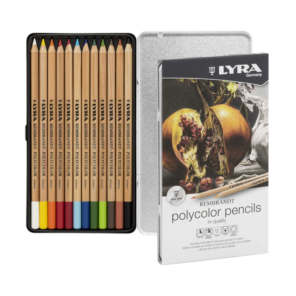 LYRA Rembrandt Polycolour Pencil Assorted Set of 12 - Image 3