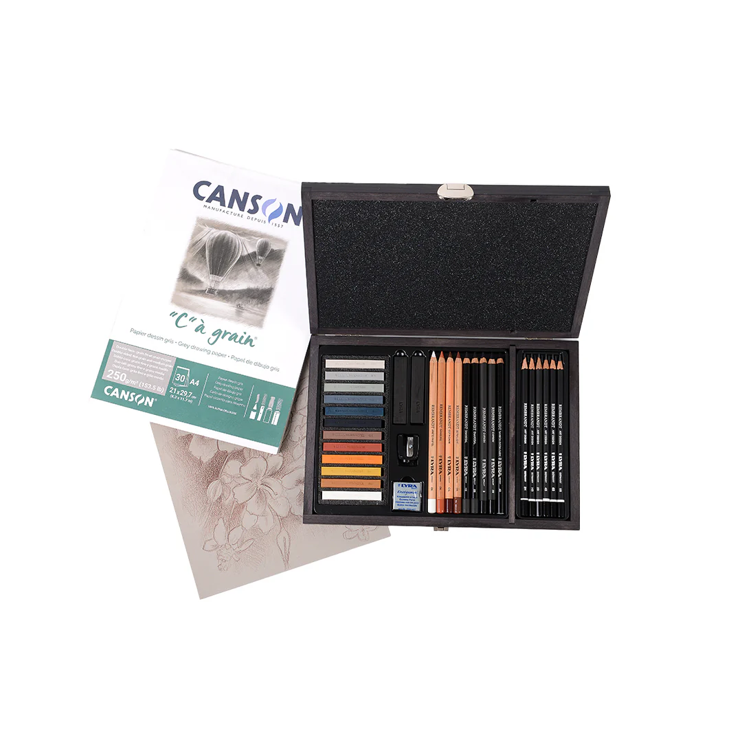 Lyra Rembrandt Wooden Sketching Set of 32 - Image 3