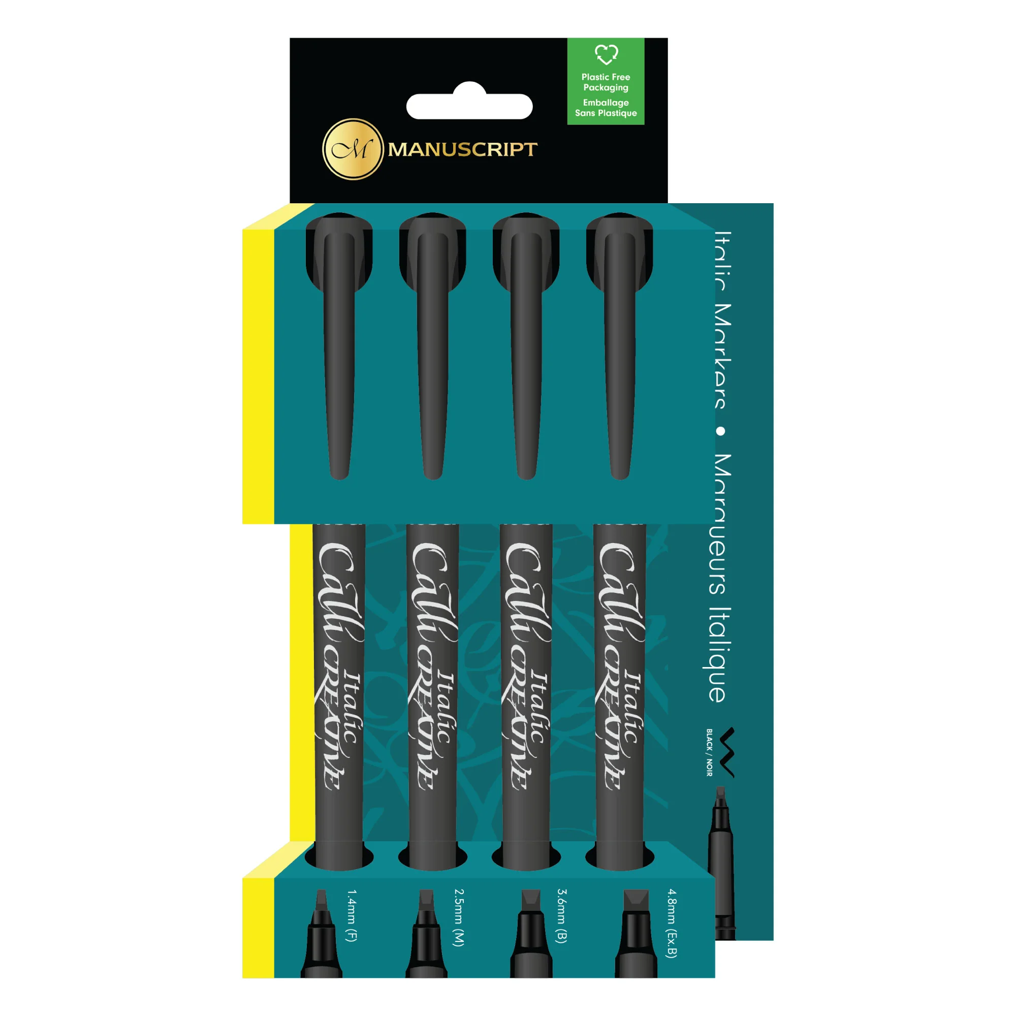 Manuscript Callicreative Italic Markers Set of 4