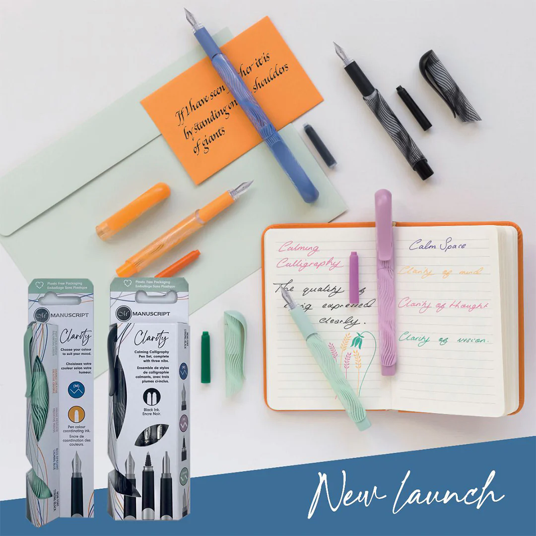 Manuscript Clarity Fountain Pen Blue - Image 2