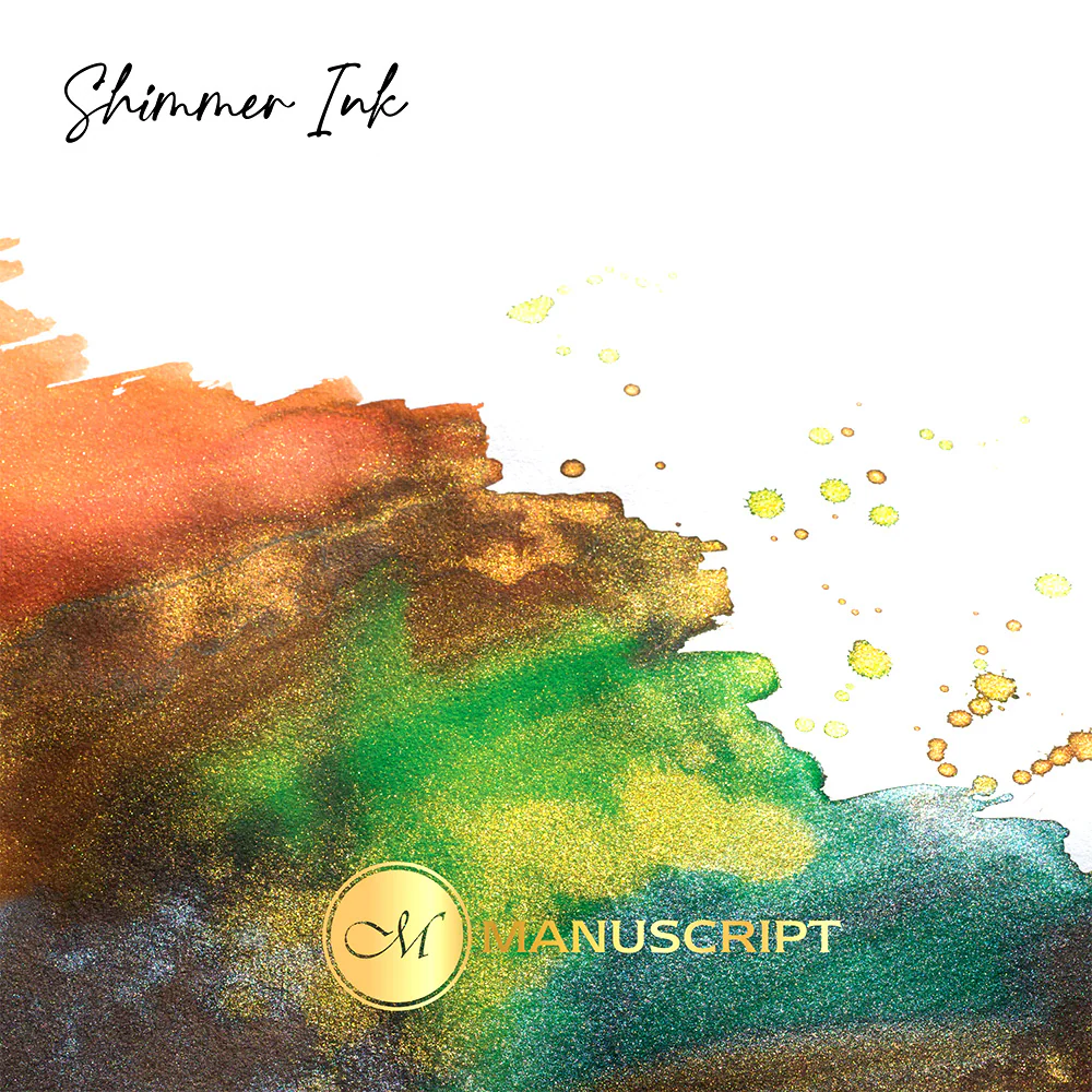Manuscript Shimmer Ink Set of 6 Forest - Image 3