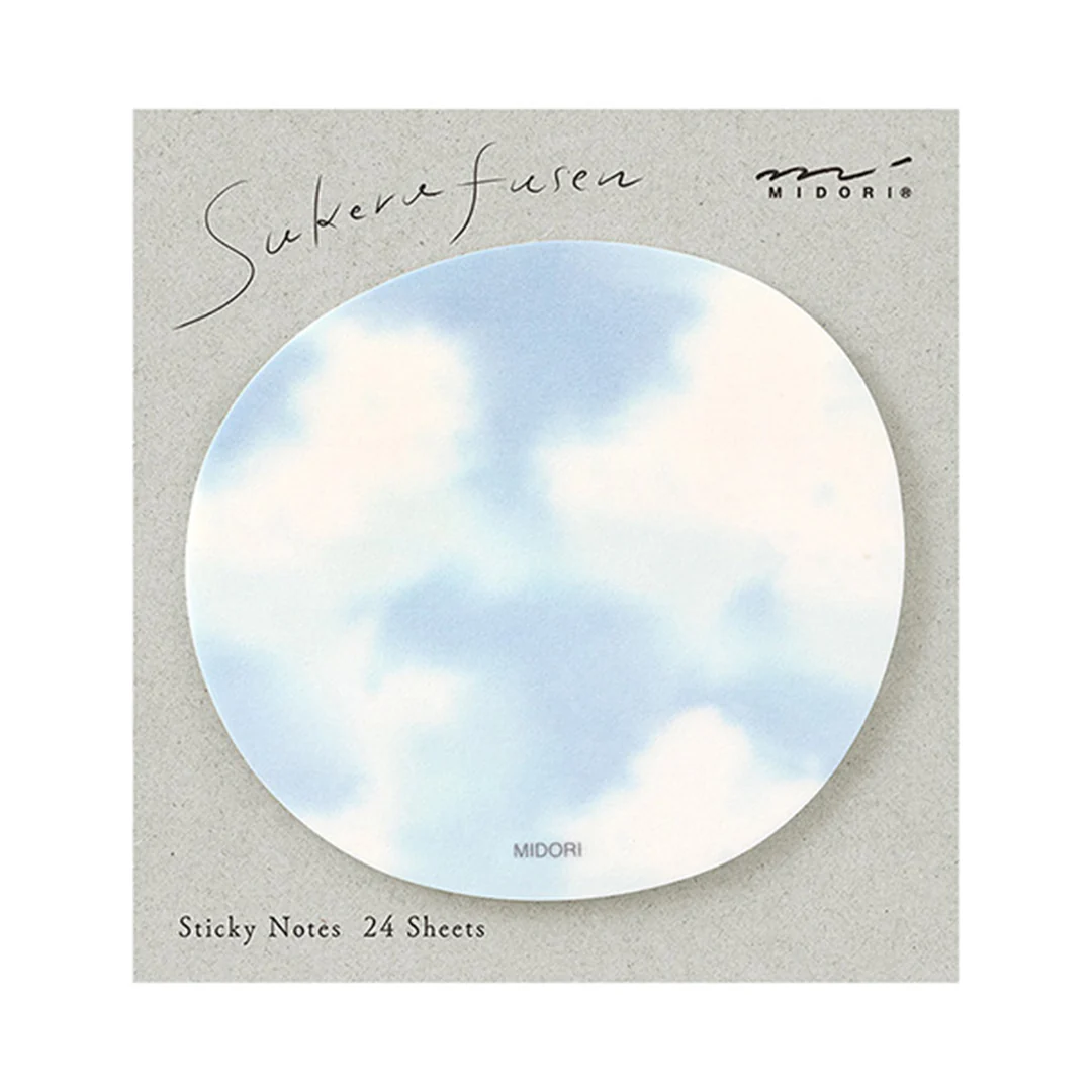 Midori Sticky Notes Transparency Sky Light Blue