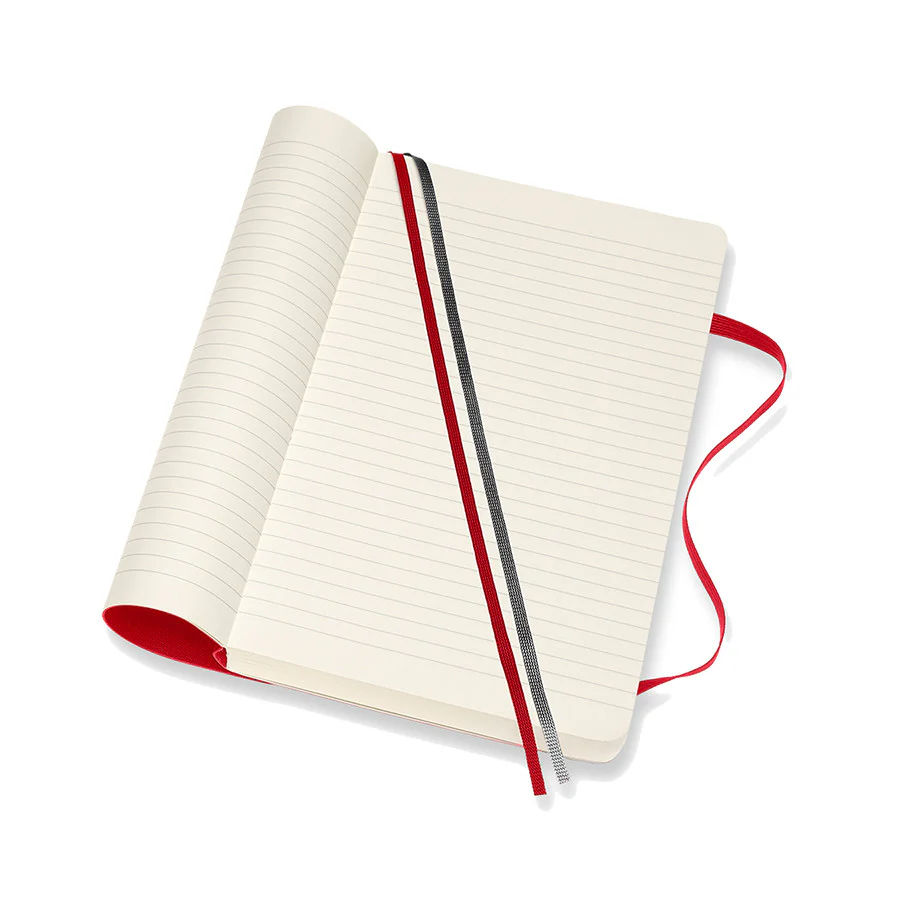 Moleskine Classic Collection Expanded Softcover Large Notebook Scarlet Red