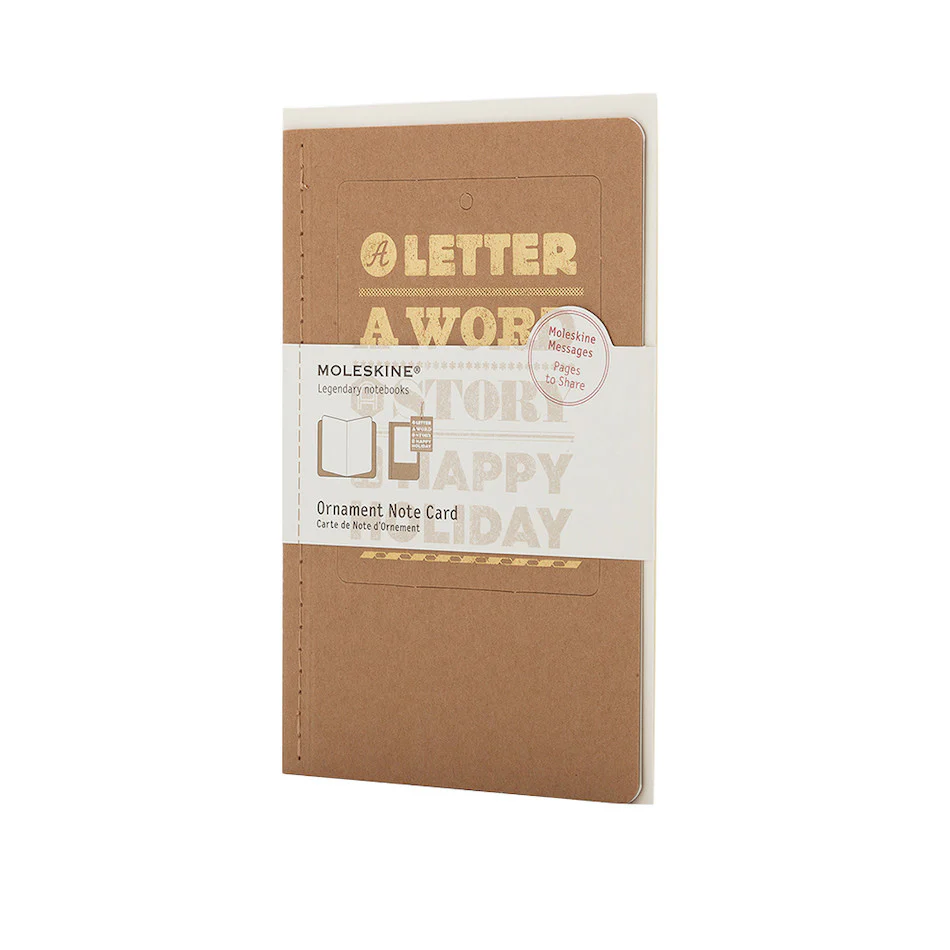 Moleskine Large Ornament Card Lettering
