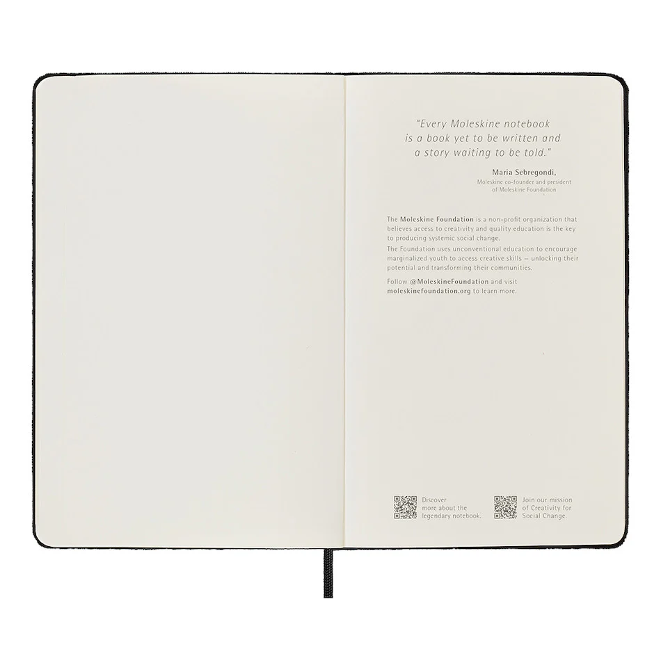 Moleskine Limited Collection Large Notebook Velvet Black Ruled - Image 6