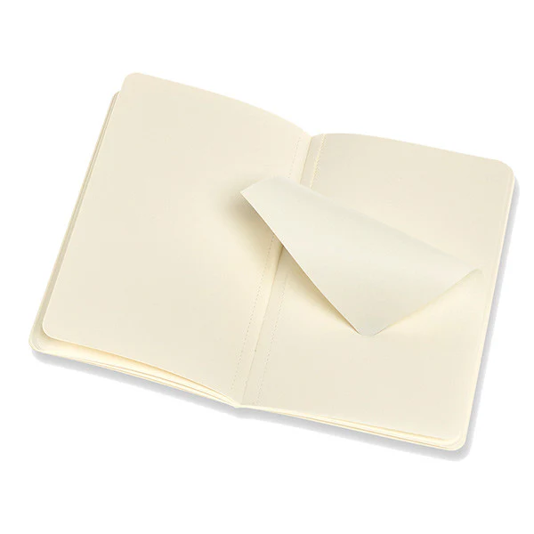 Moleskine Volant Journal Pocket Set of 2 Coral Orange/Aquamarine Blue - Image 2