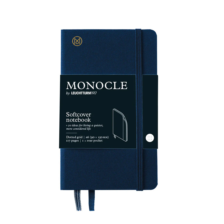 Monocle by Leuchtturm1917 Hardcover Notebook A6 Navy