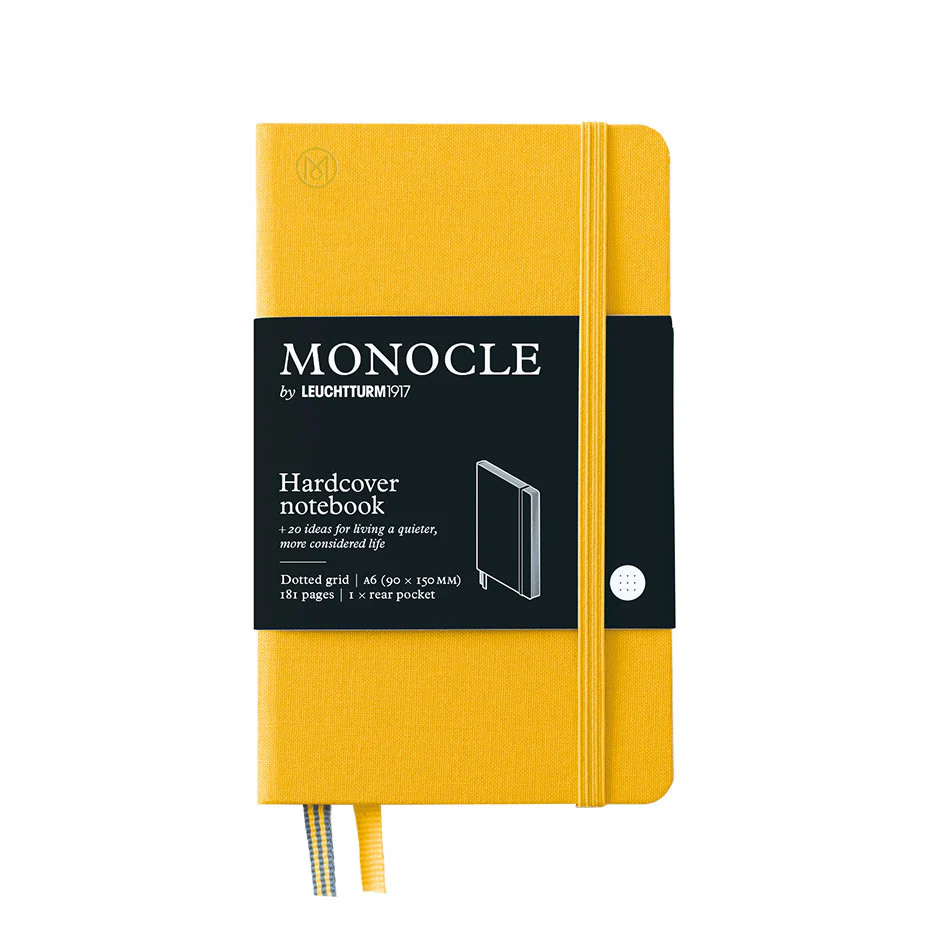 Monocle by Leuchtturm1917 Hardcover Notebook A6 Yellow