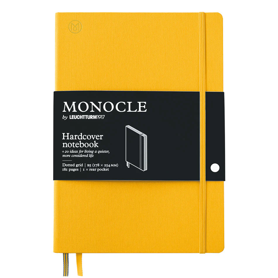 Monocle by Leuchtturm1917 Hardcover Notebook B5 Yellow