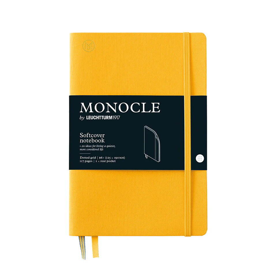 Monocle by Leuchtturm1917 Softcover Notebook B6+ Yellow
