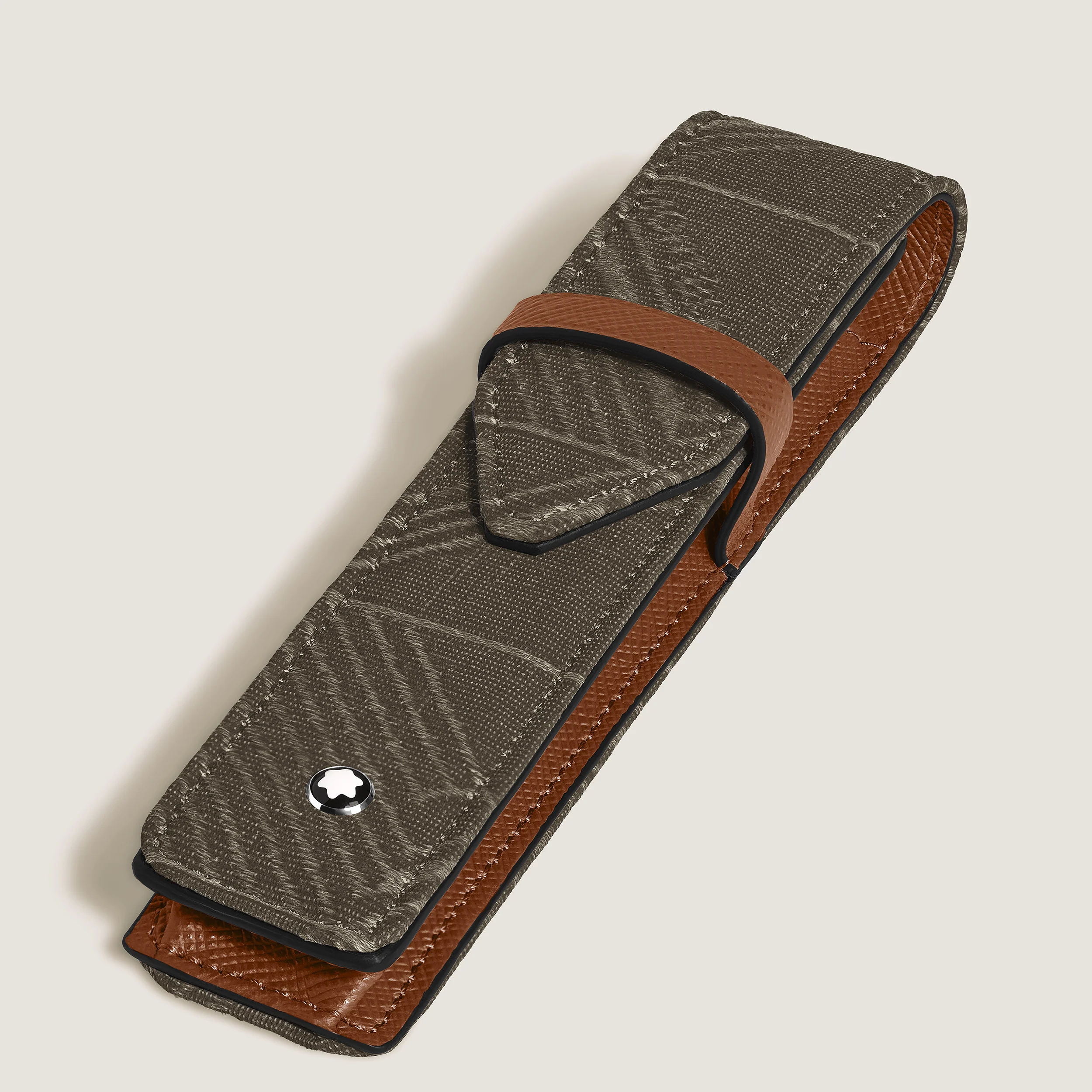 Montblanc 4810 Jacquard 1 Pen Pouch Khaki - Image 2