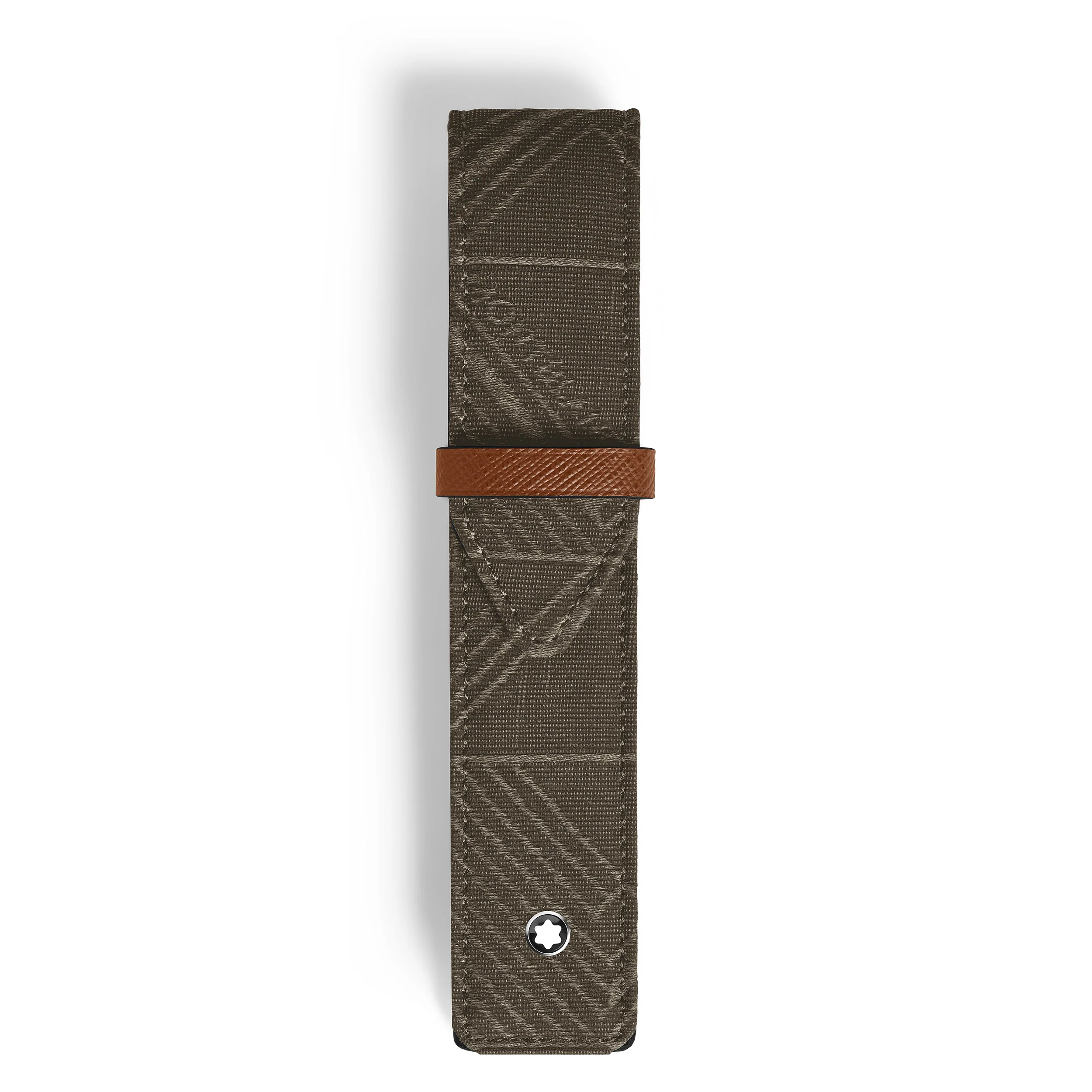 Montblanc 4810 Jacquard 1 Pen Pouch Khaki - Image 4