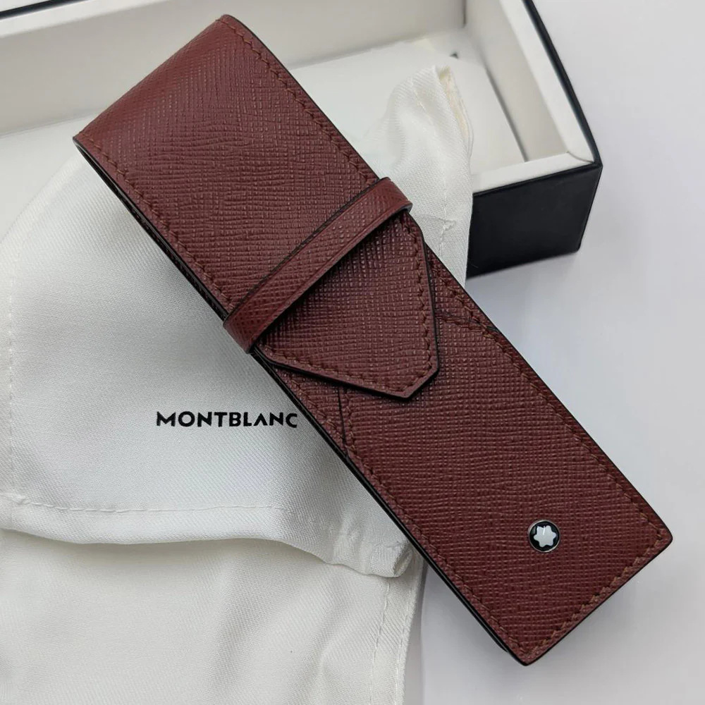 Montblanc Envelope 2 Pen Pouch Red Oak - Image 2