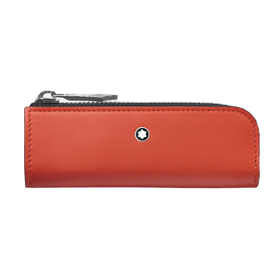 Montblanc Heritage Rouge et Noir "Baby" Pen Pouch Orange