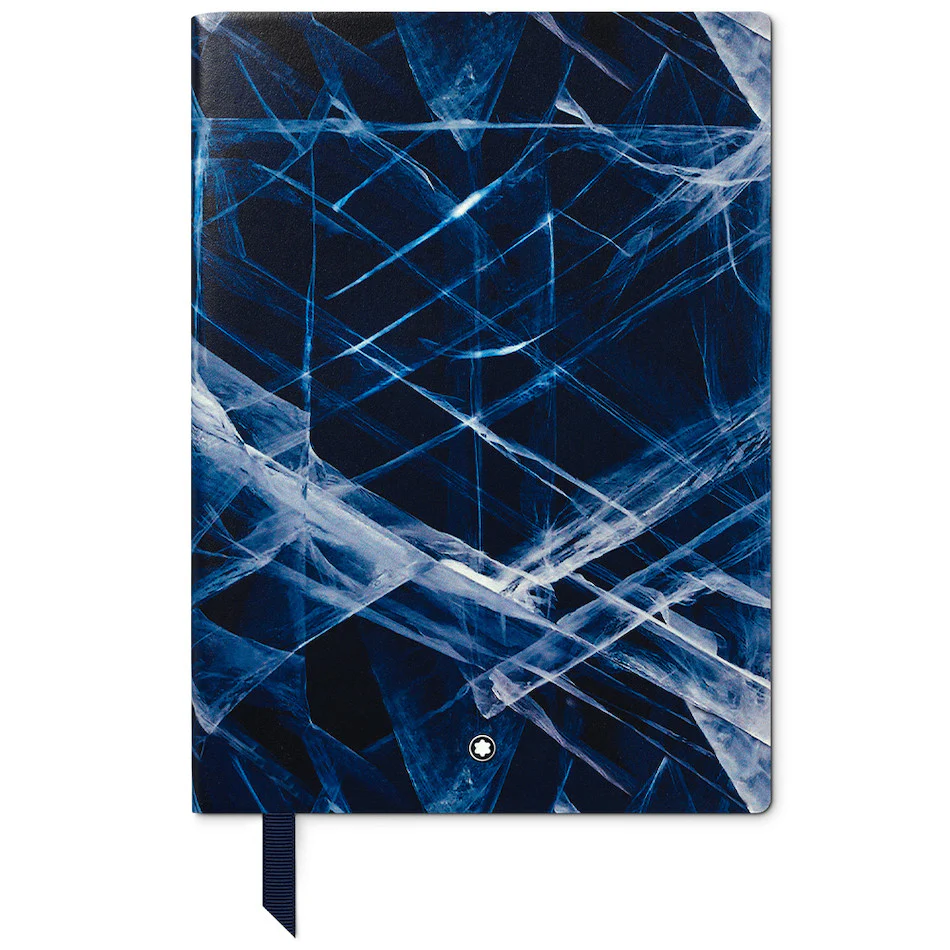 Montblanc Meisterstuck Glacier Notebook #163 Medium Blue Lined