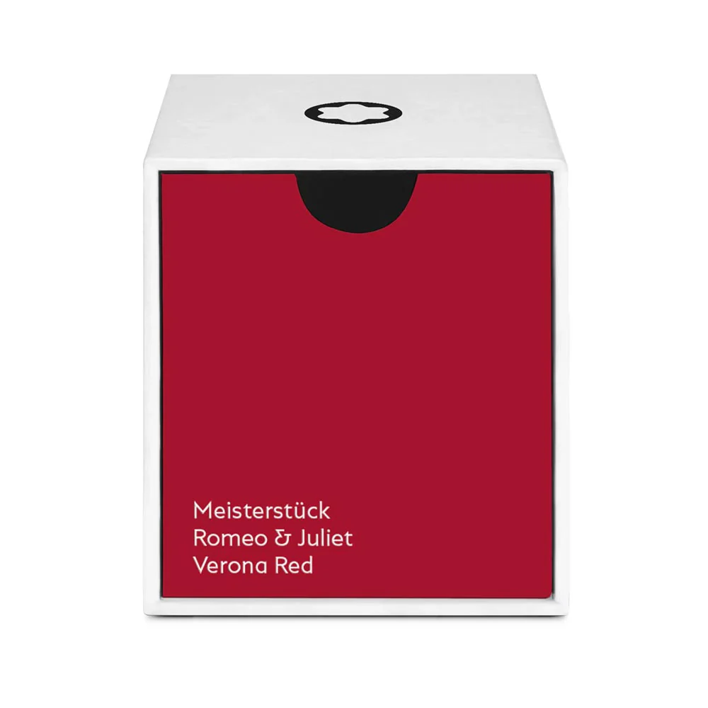 Montblanc Meisterstuck Romeo & Juliet Fountain Pen Ink Verona Red 50ml - Image 3