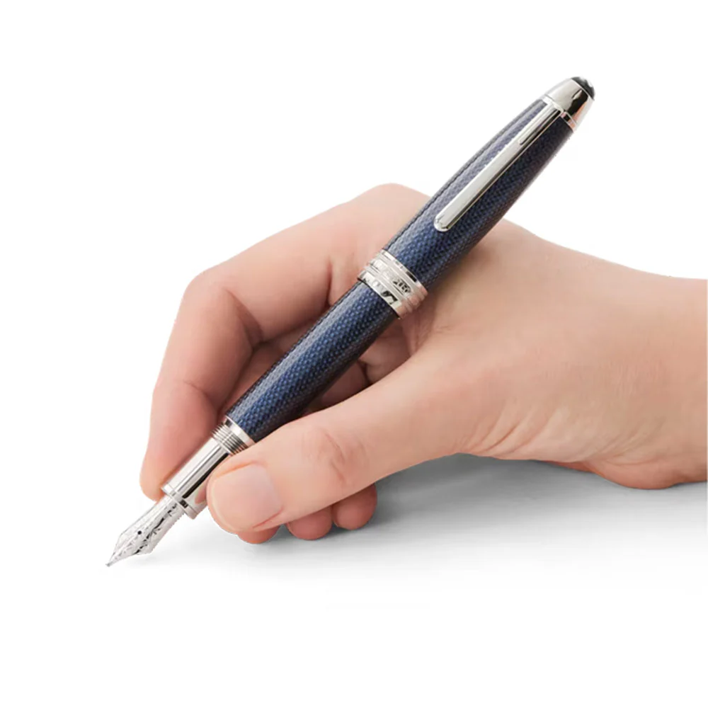 Montblanc Meisterstuck Solitaire LeGrand Fountain Pen Blue Hour - Image 2