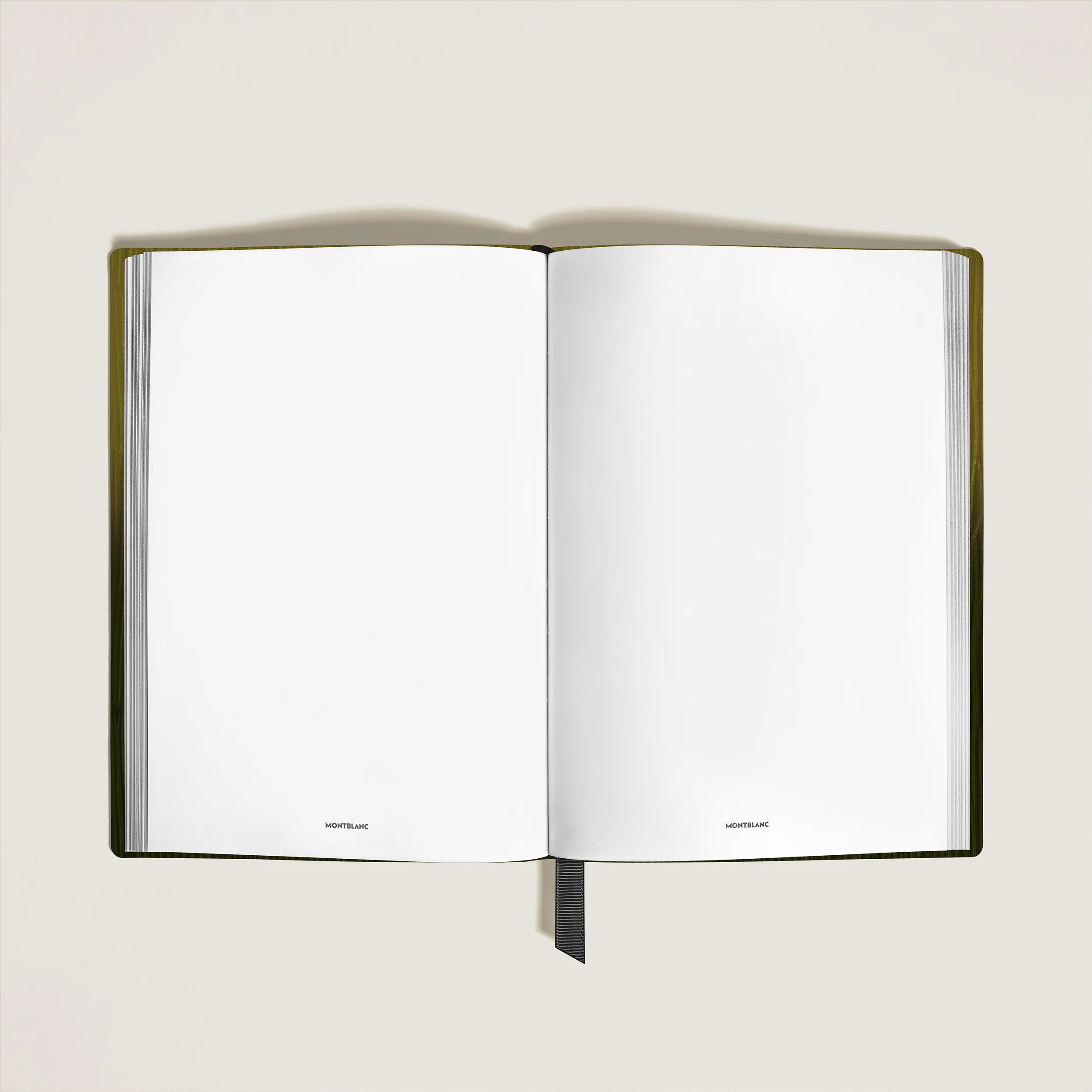 Montblanc Notebook Large Corteccia Sfumato Leather Velvet Green - Image 2