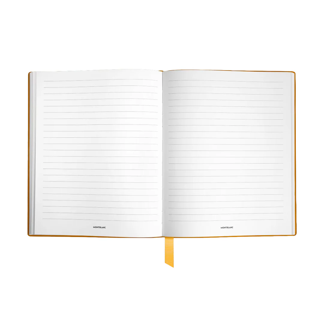 Montblanc Small Notebook Modena Yellow Leather Lined - Image 2