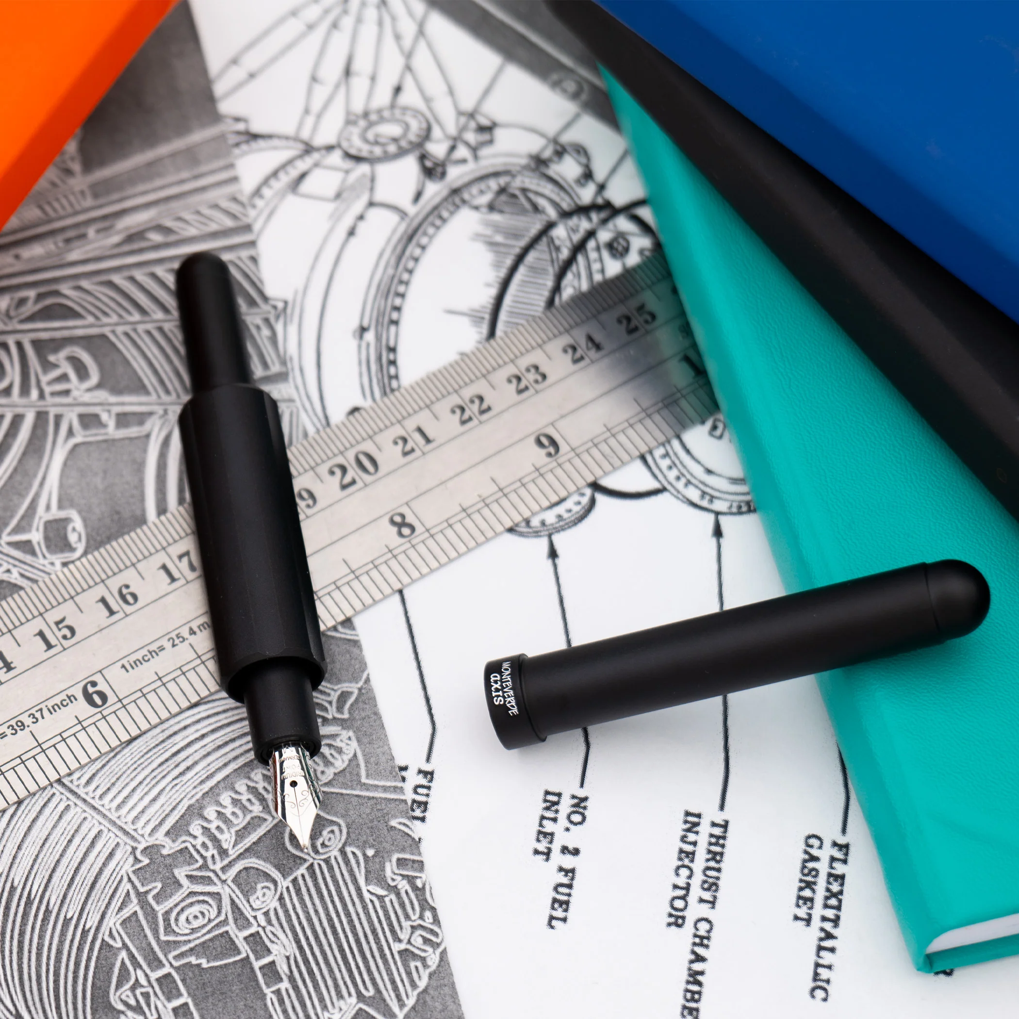 Monteverde Axis Fountain Pen Black - Image 4
