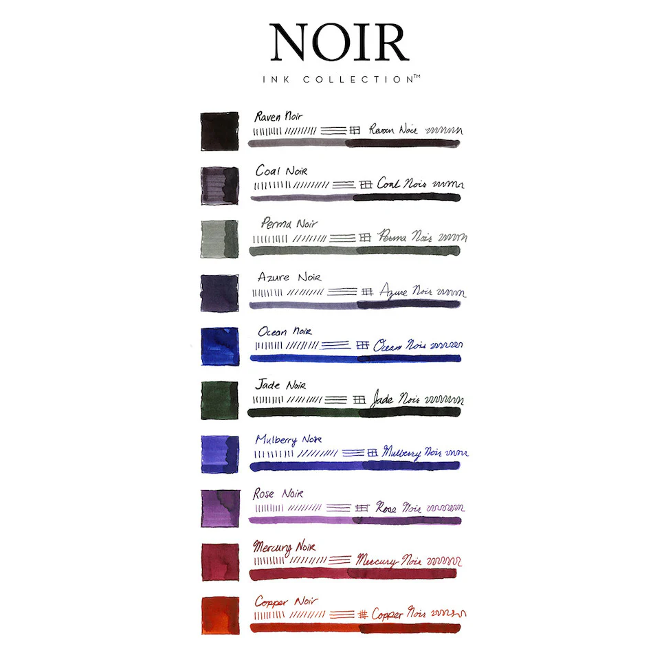 Monteverde Noir Collection 10-Piece Ink Bottle Gift Set - Image 3