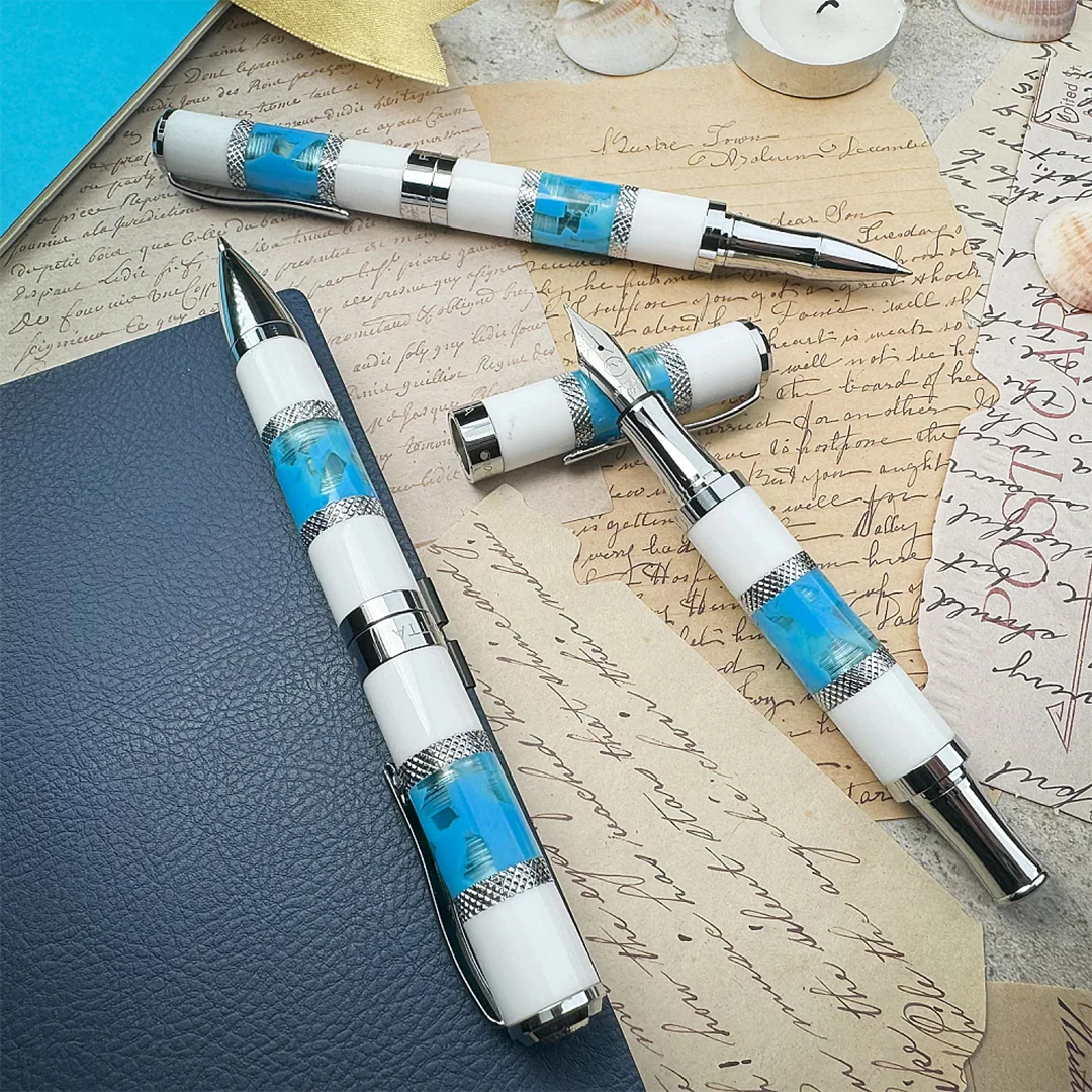 Monteverde Regatta Sport Ballpoint Pen Santorini Blue - Image 2