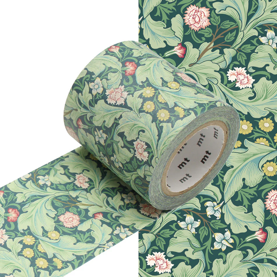 mt Washi Masking Tape - 50mm x 10m - William Morris Leicester