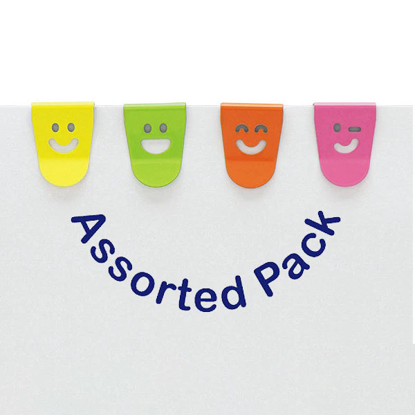 OHTO Smile Slide Clip Mini Assorted Pack of 20