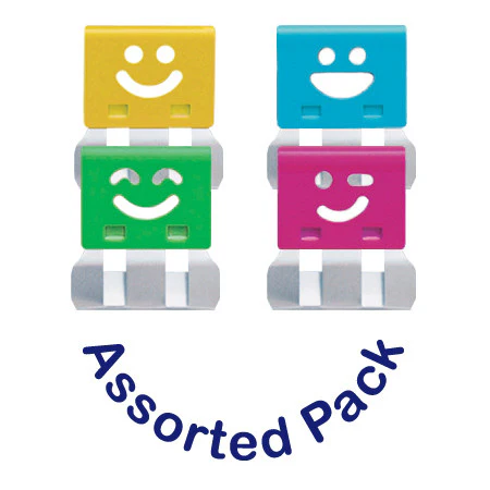 OHTO Smile Slide Clips Assorted Pack of 20