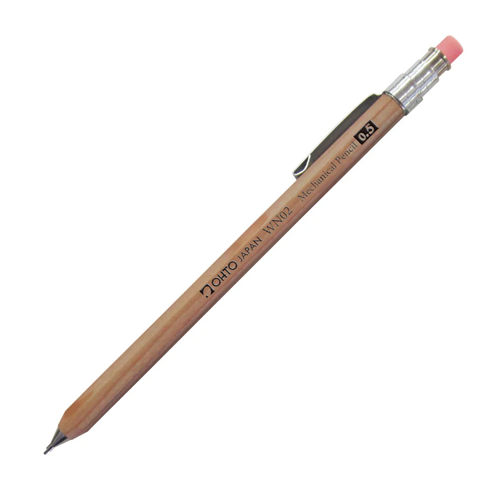 OHTO WN02 Wooden Mechanical Pencil - Image 3