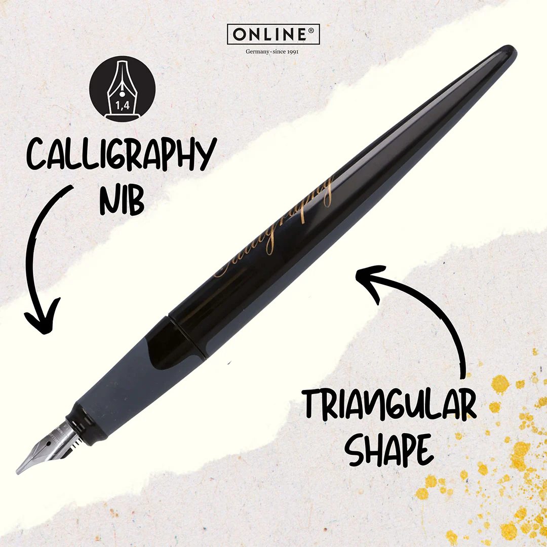 ONLINE Air Calligraphy Fountain Pen Black Rose - Image 2