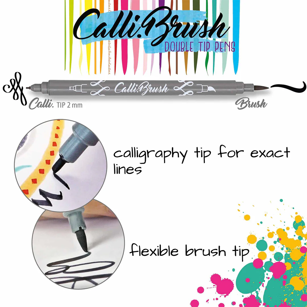ONLINE Calligraphy Brush Set of 5 Classic - Image 2