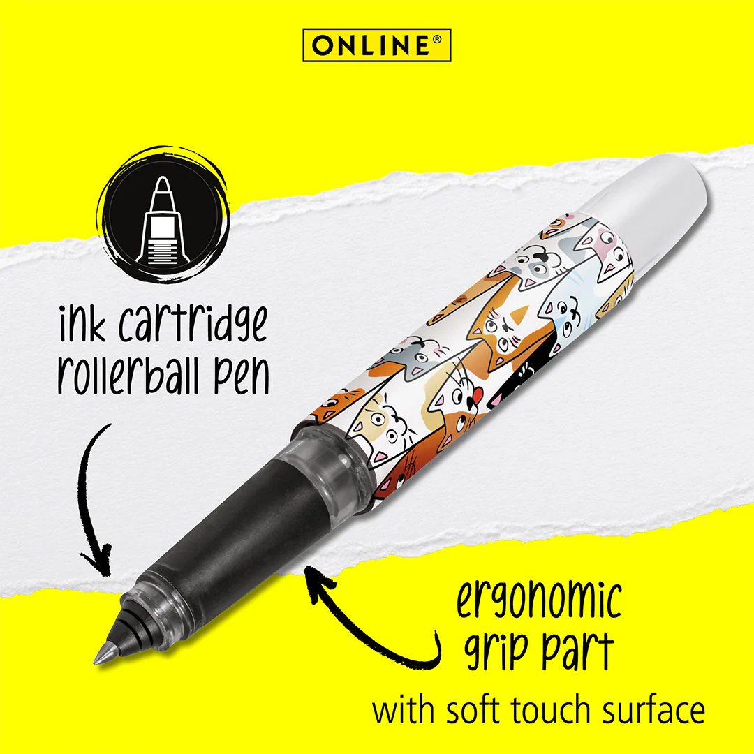 ONLINE Campus Rollerball Fluffy Cats - Image 2