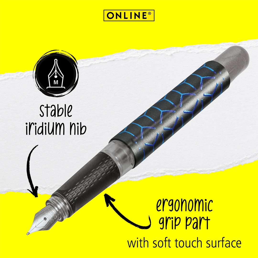 ONLINE College Fountain Pen Black Style Blue - Image 2