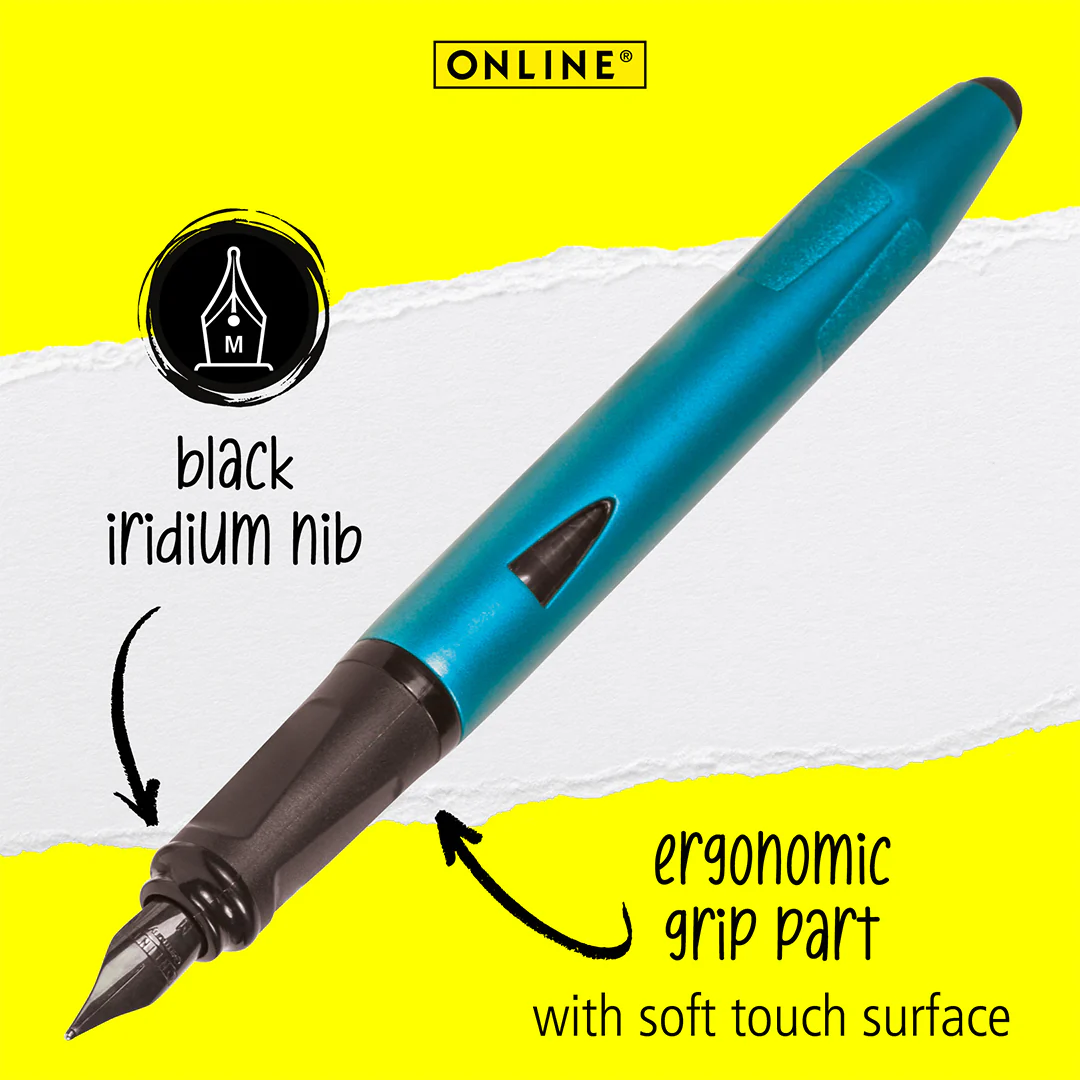ONLINE Switch Plus Fountain Pen with Stylus Tip Petrol - Image 3