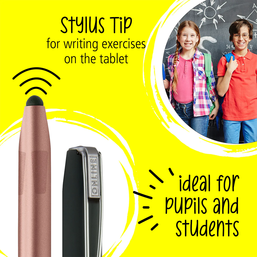 ONLINE Switch Plus Fountain Pen with Stylus Tip Rosegold - Image 2