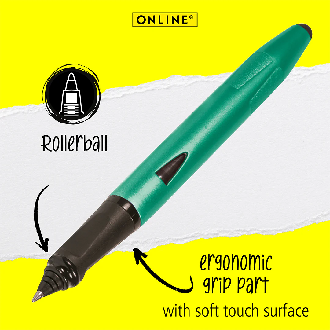 ONLINE Switch Plus Rollerball Pen with Stylus Tip Green - Image 2
